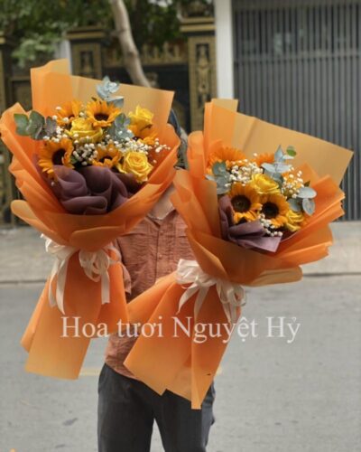 Bo Hoa Huong Duong Gia Re